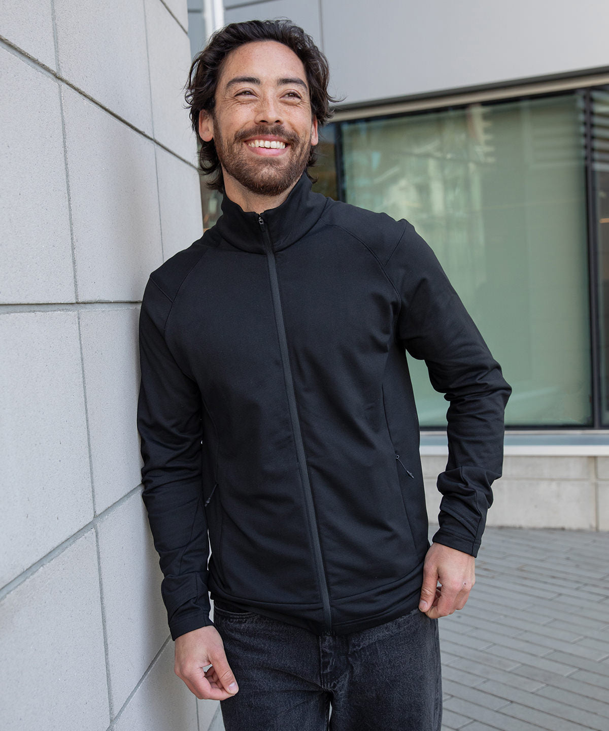 Stormtech Treeline performance jacket, lifestyle photo