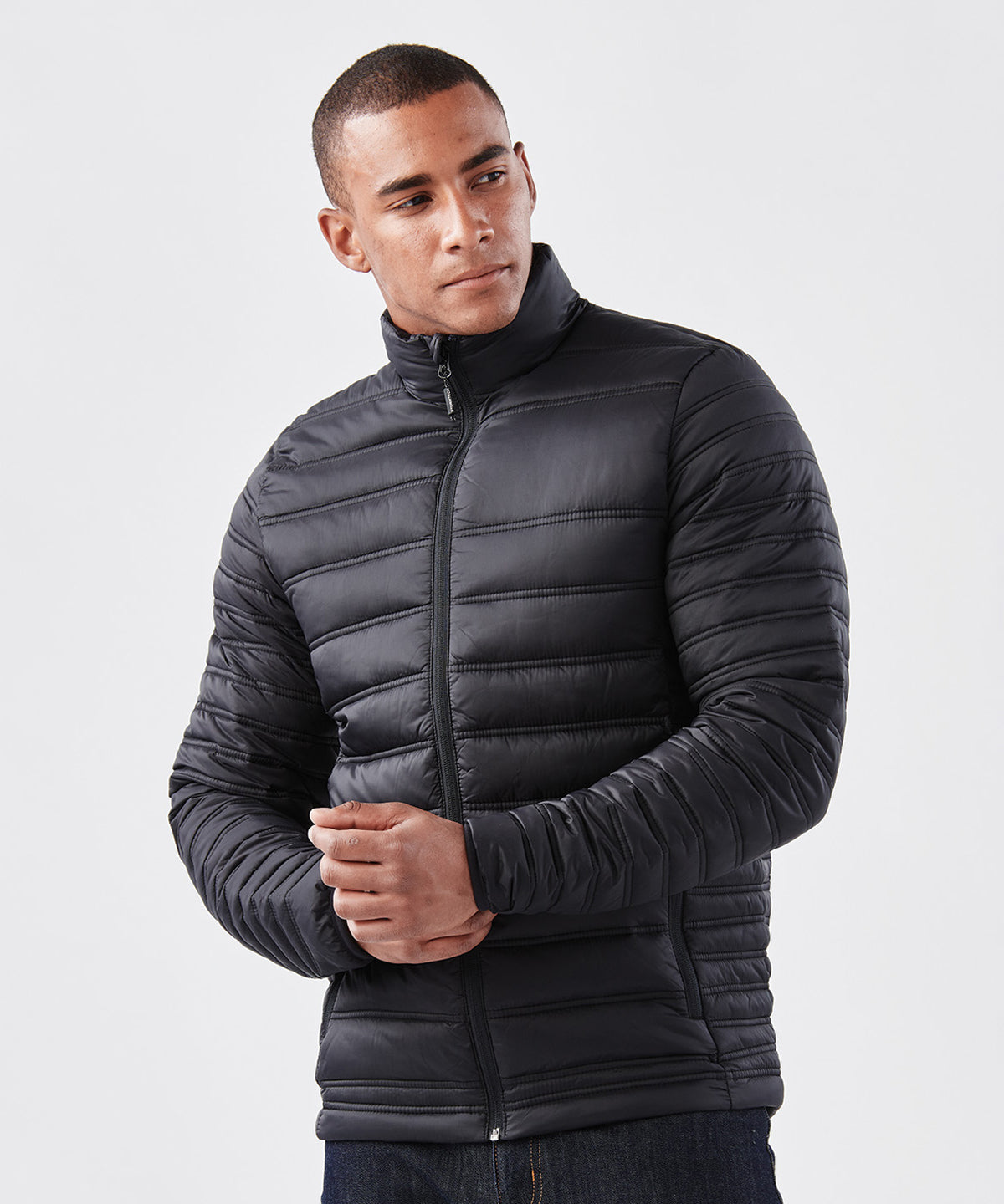 Stormtech Basecamp thermal jacket, lifestyle photo