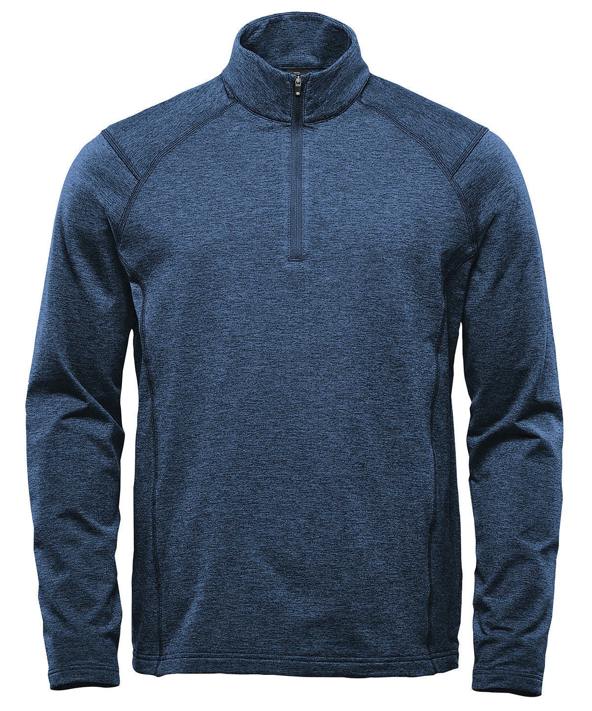 Stormtech Treeline ¼-zip fleece in Dark Navy Heather, front view