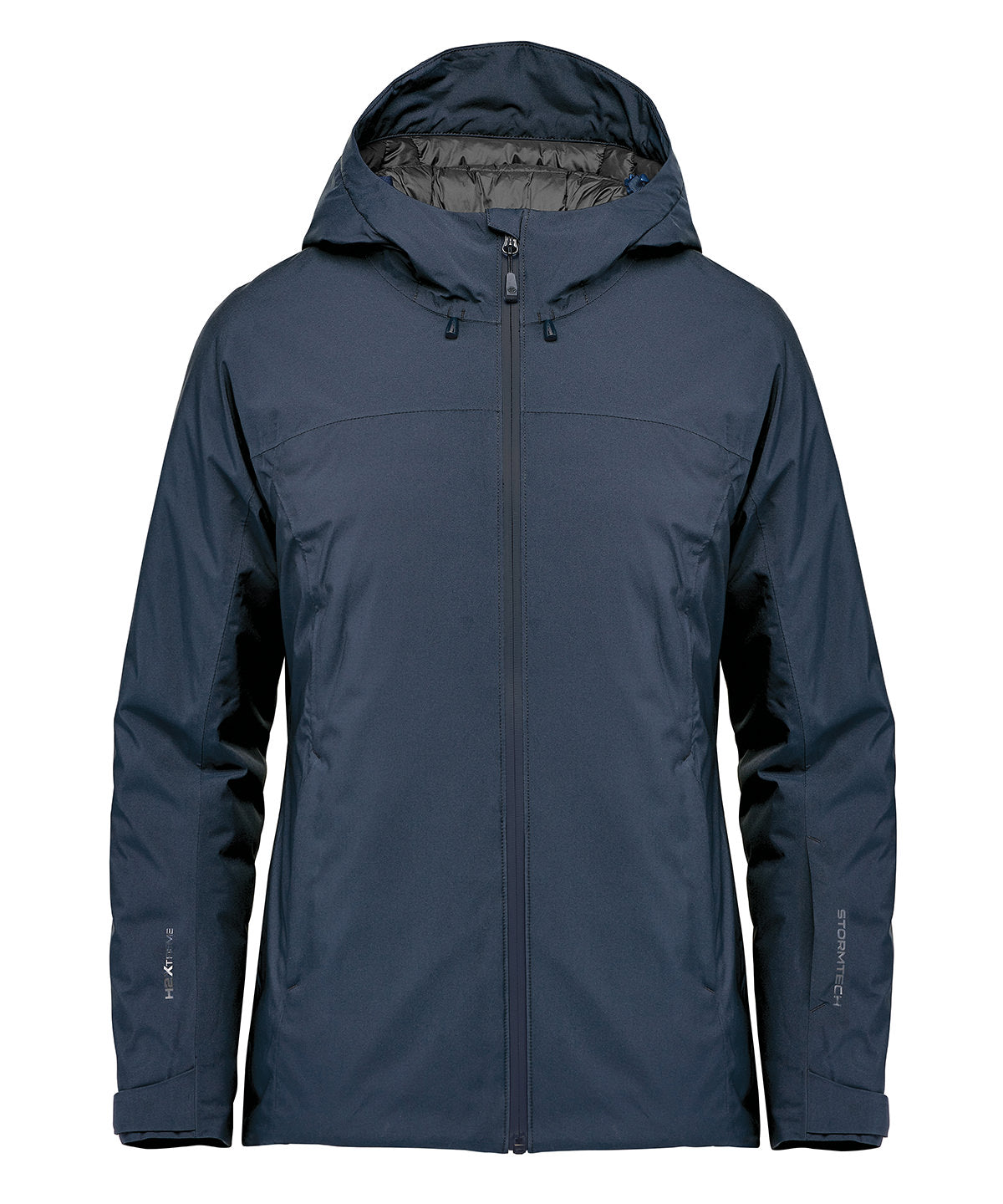 Stormtech Women’s Nostromo thermal shell in Navy, front view