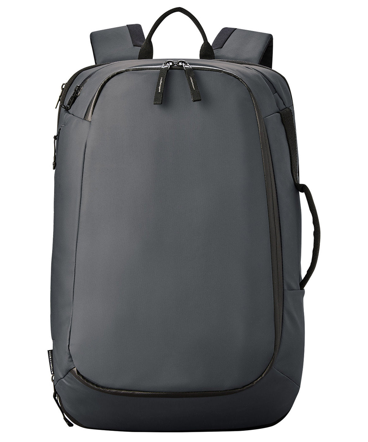 Stormtech Aeronaut backpack in Graphite, front view