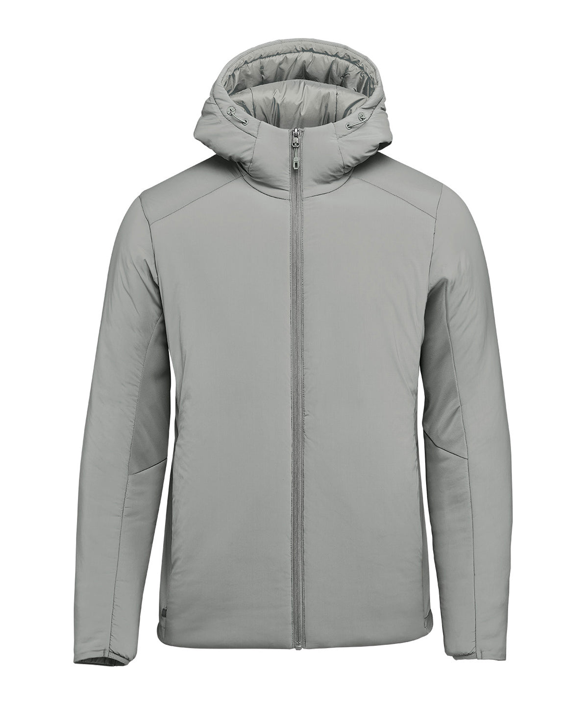 Stormtech Cascadia thermal jacket in Storm Grey, front view
