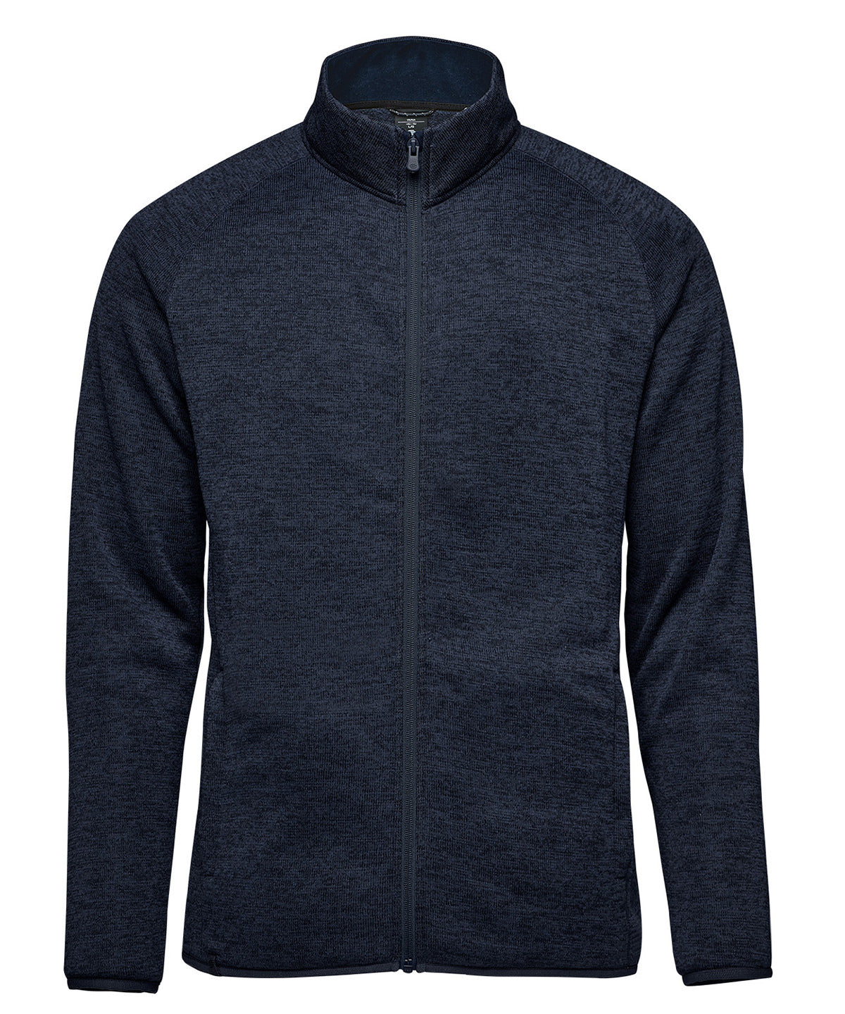 Stormtech Yosemite full-zip fleece jacket in Navy Heather, front view