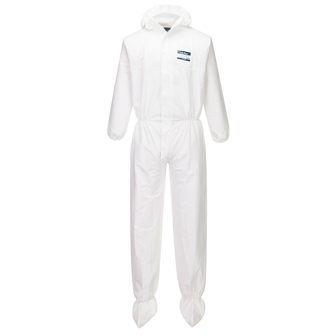 Portwest BizTex Microporous Coverall with Boot Covers Type 5/6 in White, main product image