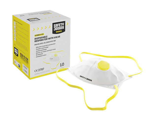 Safety Jogger Stora V P2 10pcs - White
