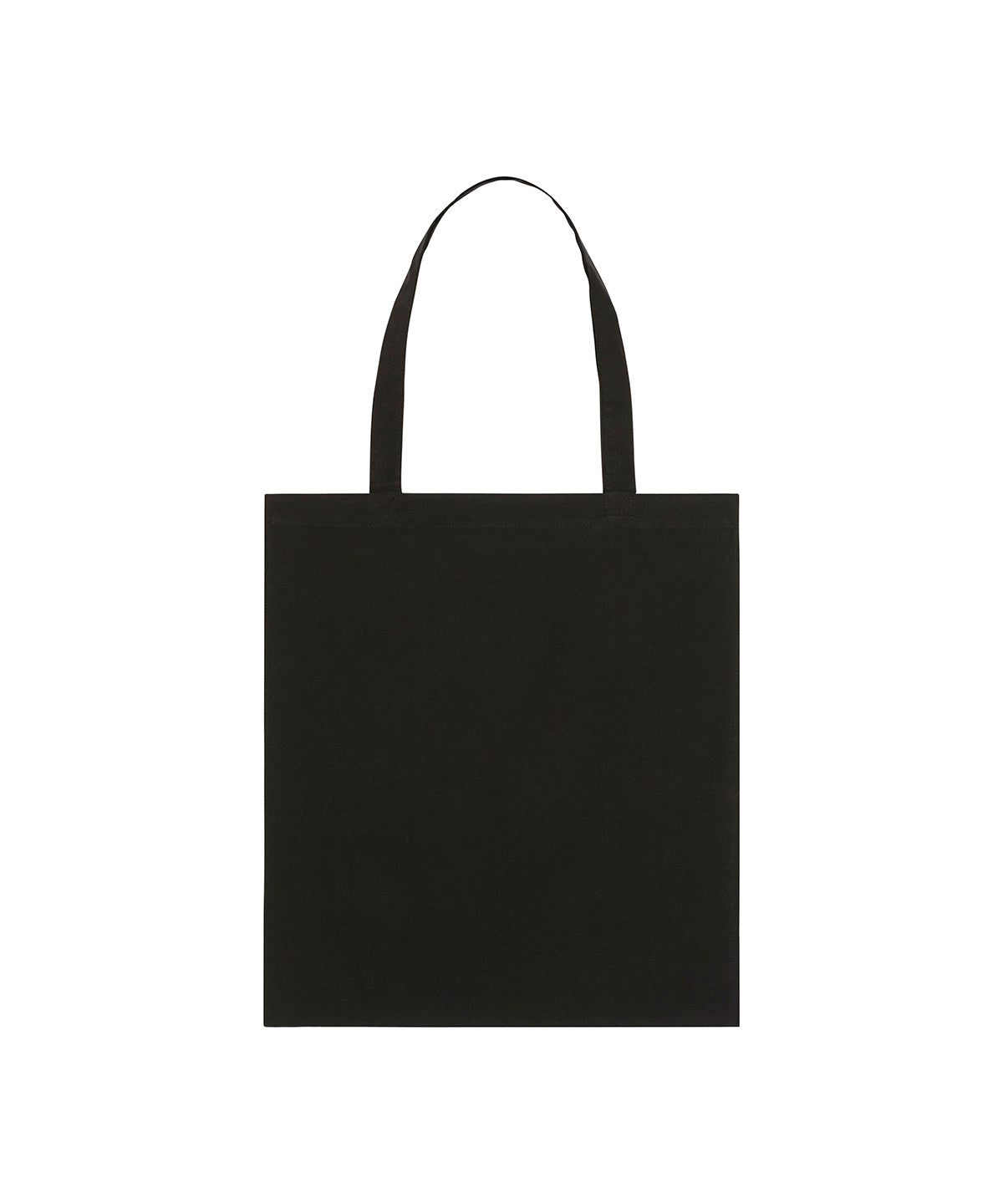 Stanley/Stella Light tote bag in Black, front view