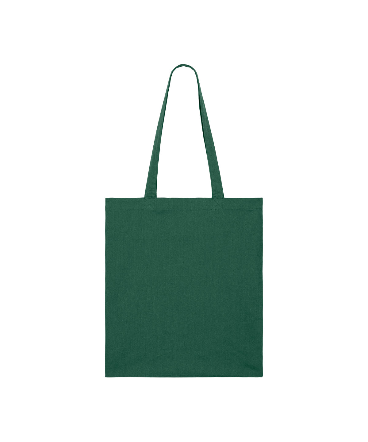 Stanley/Stella Light tote bag in Bottle Green, front view