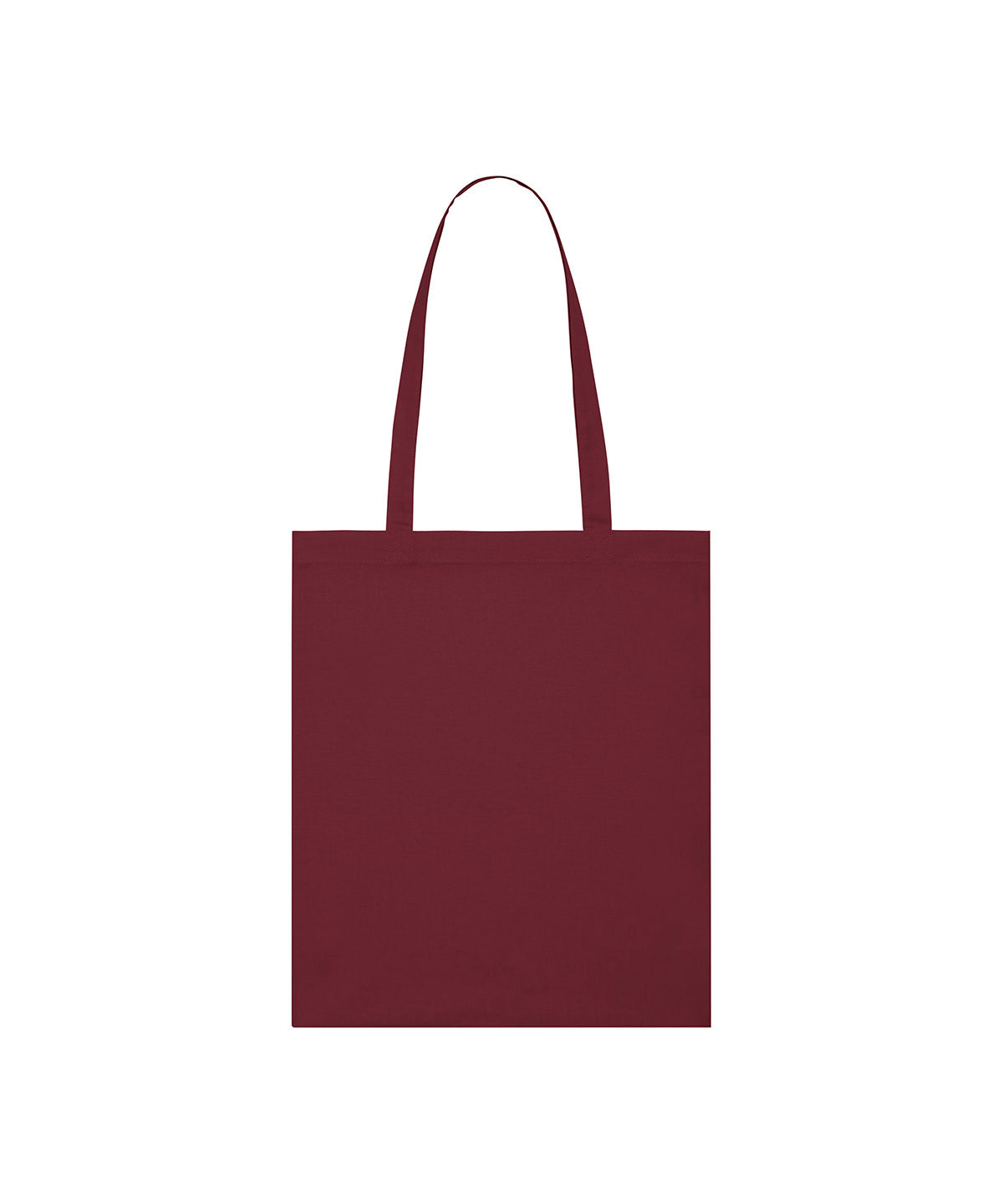 Stanley/Stella Light tote bag in Burgundy, front view