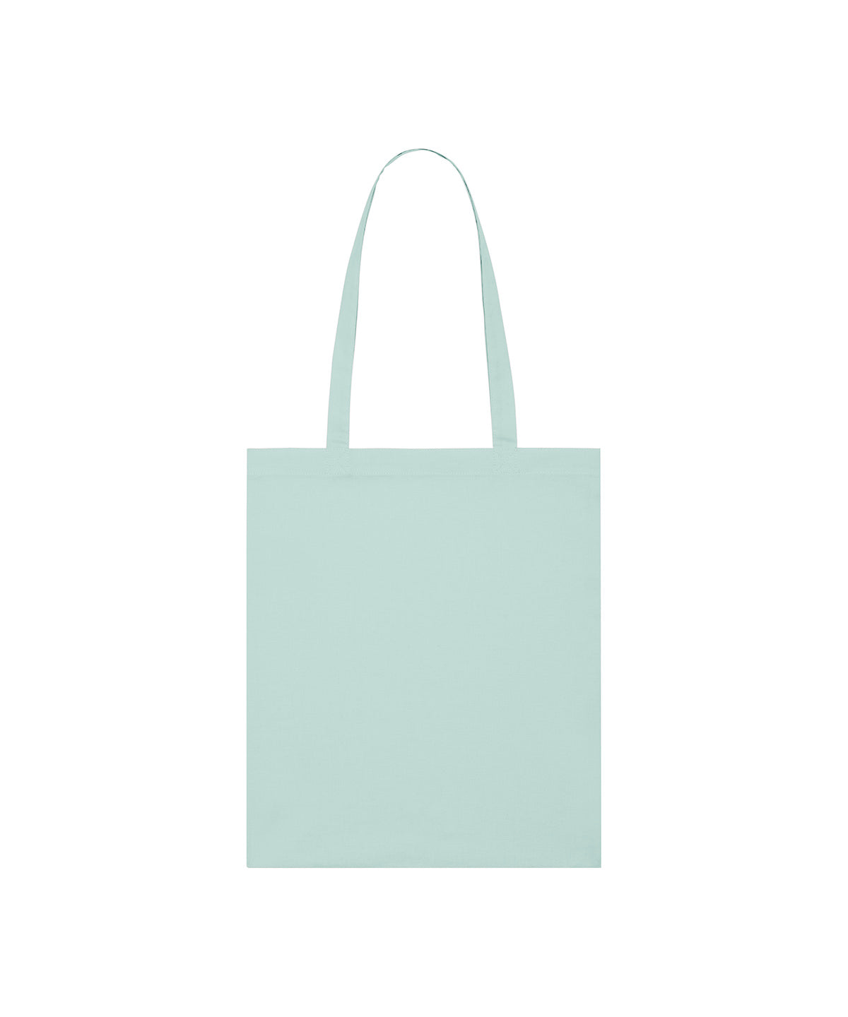 Stanley/Stella Light tote bag in Caribbean Blue, front view