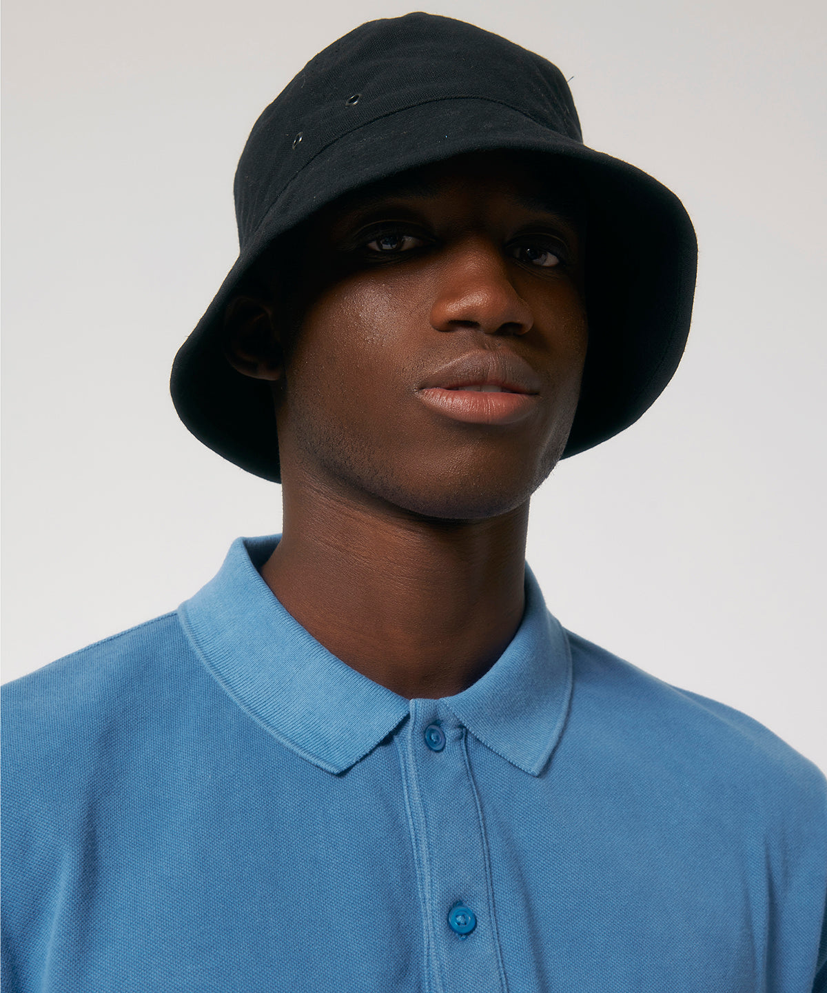 Stanley/Stella Bucket hat with metal eyelets, lifestyle photo