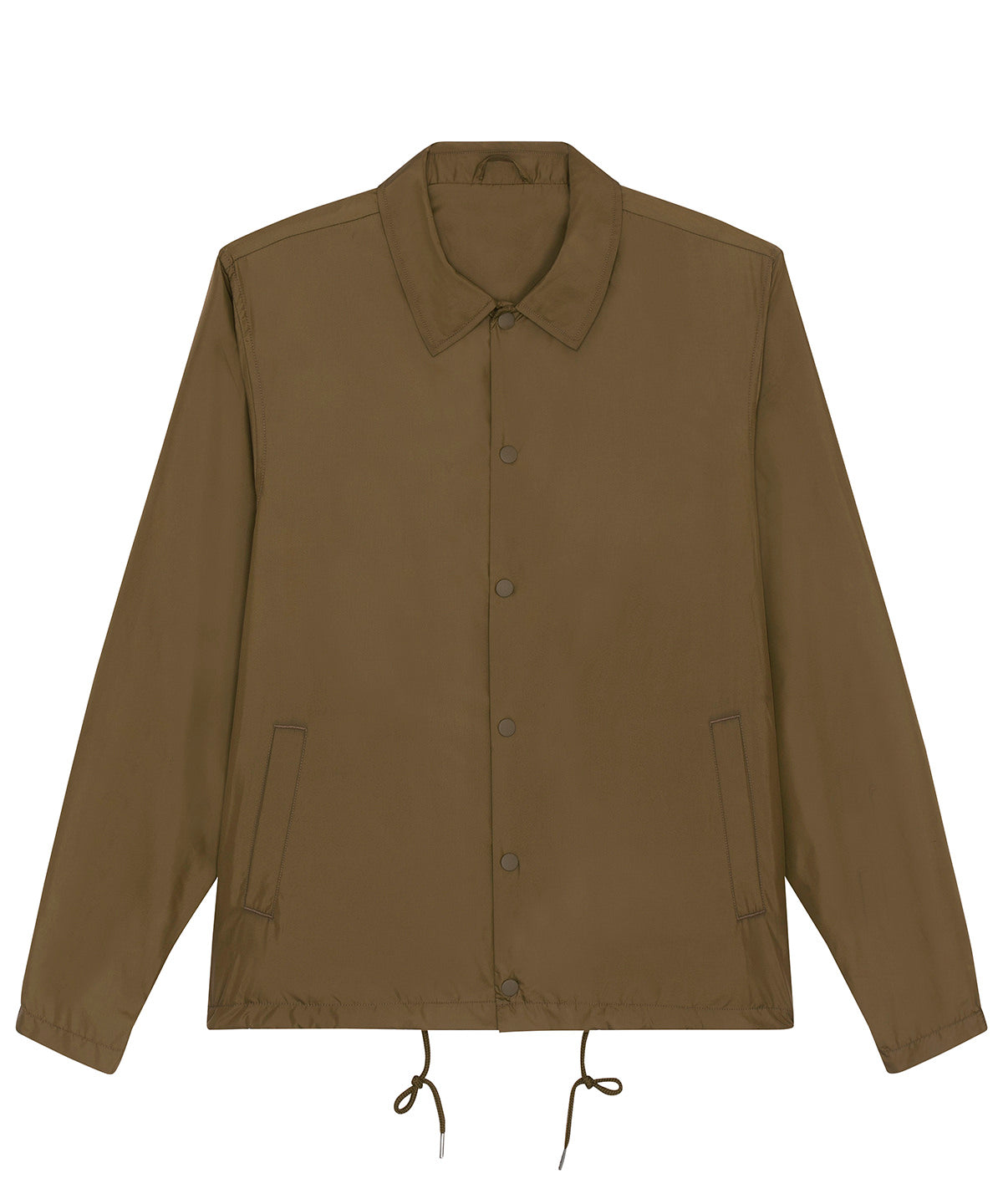 Stanley/Stella Coacher casual jacket in British Khaki, front view