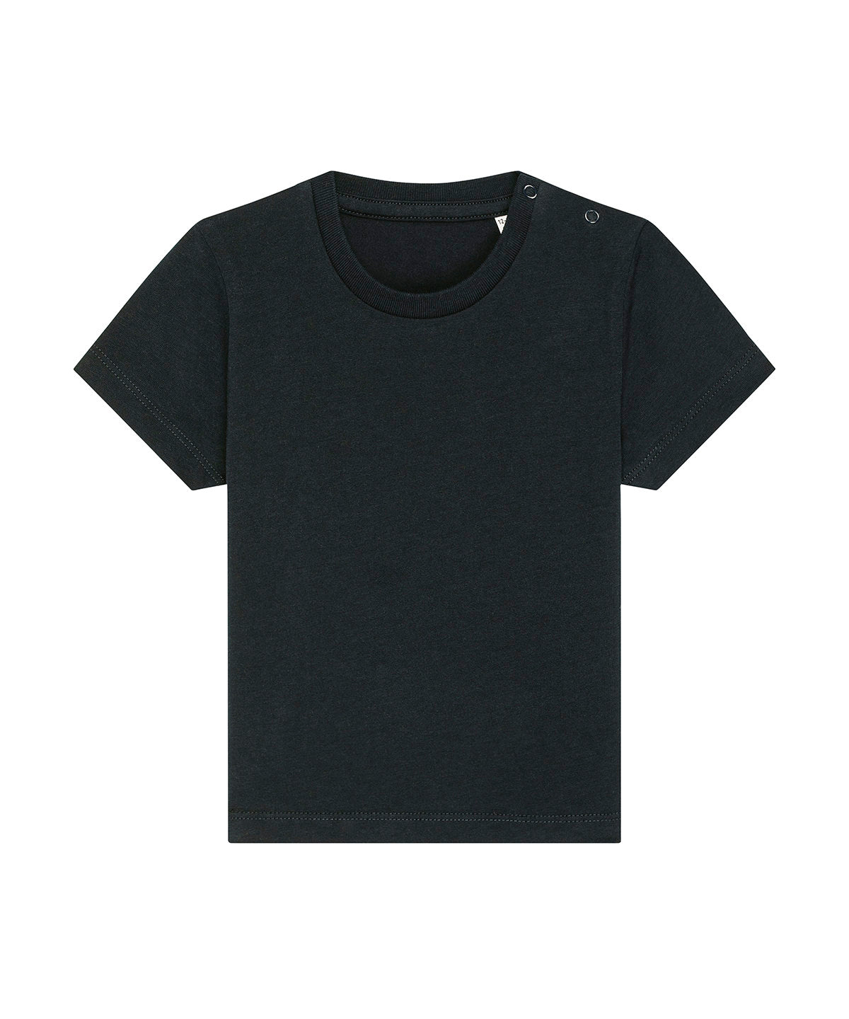 Stanley/Stella Baby Creator iconic babies' t-shirt in Black, front view