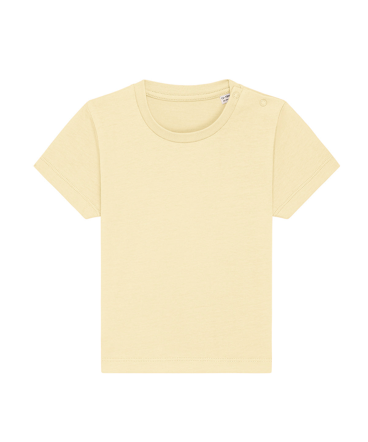 Stanley/Stella Baby Creator iconic babies' t-shirt in Butter, front view