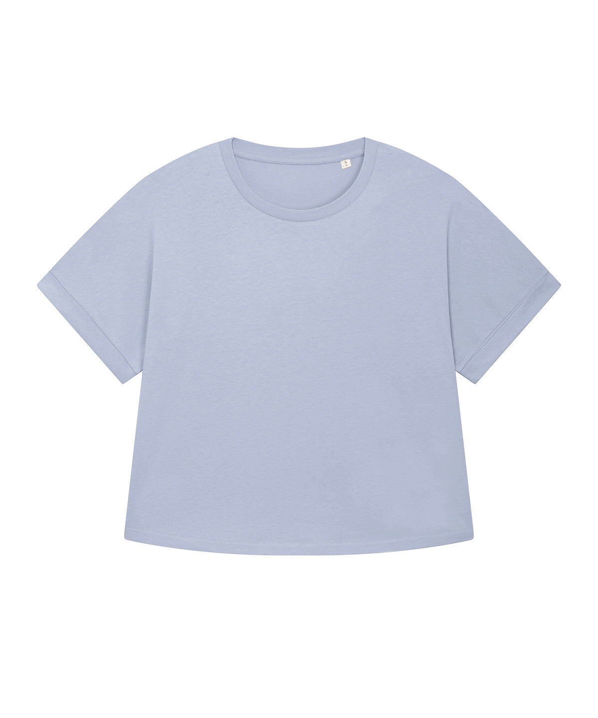 Stanley/Stella Stella Collider oversized women’s t-shirt in Serene Blue, front view