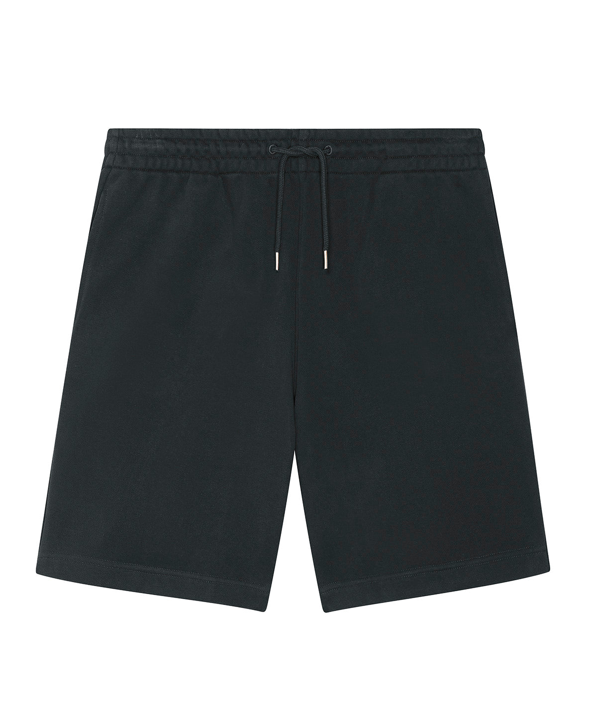 Stanley/Stella Unisex Boarder dry jogger shorts in Black, front view