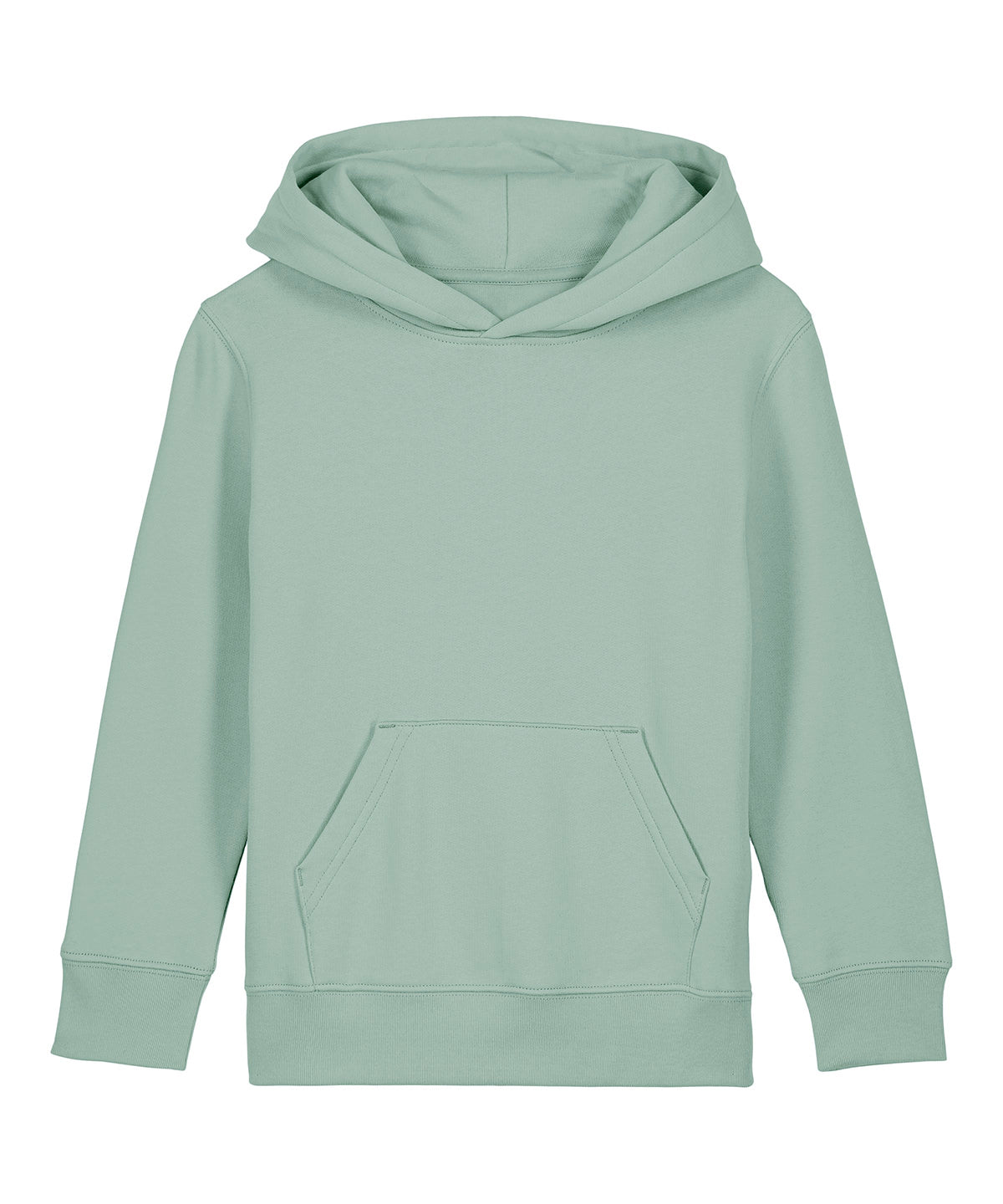 Stanley/Stella Kids Mini Cruiser 2.0 iconic hoodie sweatshirt in Aloe, front view