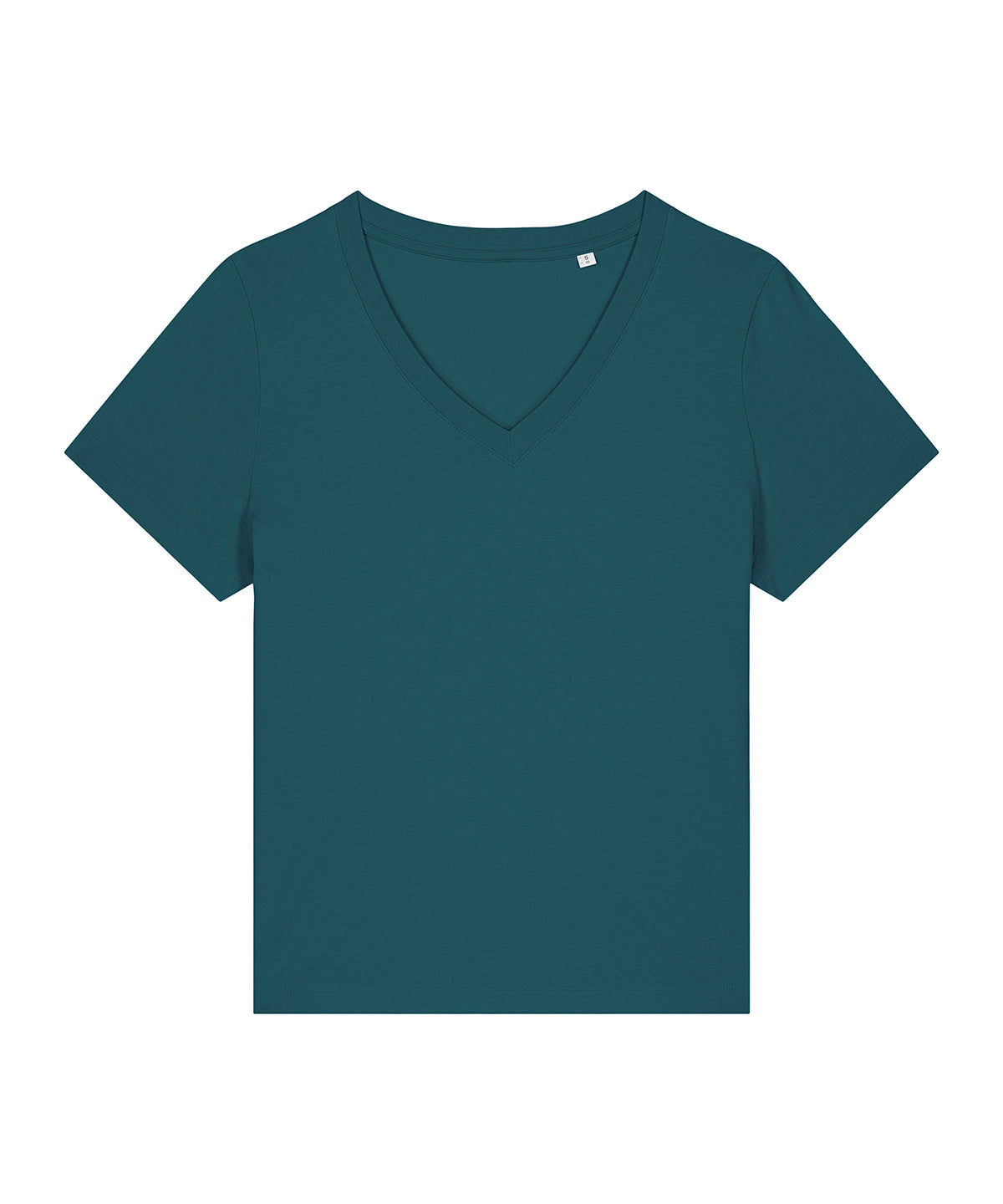 Stanley/Stella Women’s Stella Isla v-neck t-shirt in Stargazer, front view
