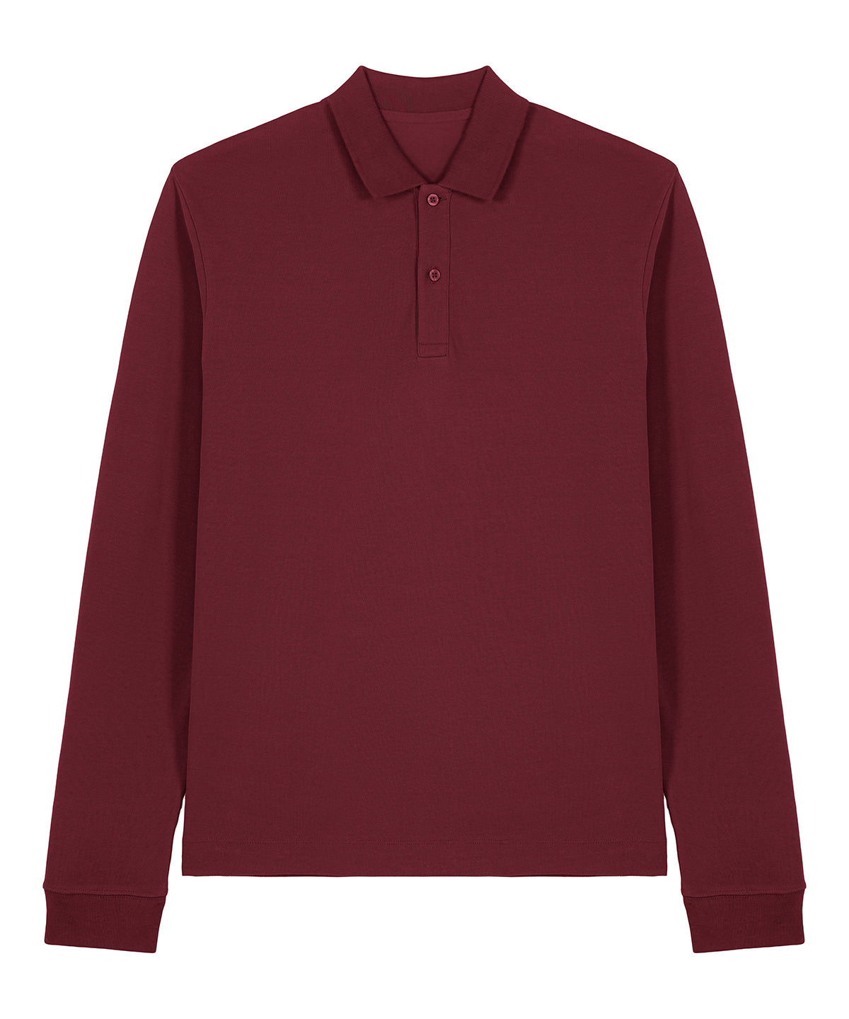 Stanley/Stella Prepster 2.0 long sleeve in Burgundy, front view