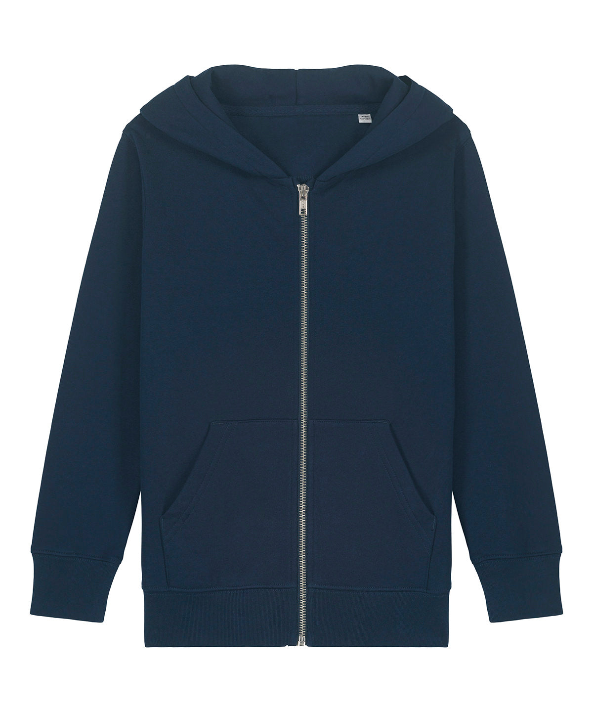 Stanley/Stella Kids Mini Cultivator 2.0 iconic zip-thru hoodie sweatshirt in French Navy, front view