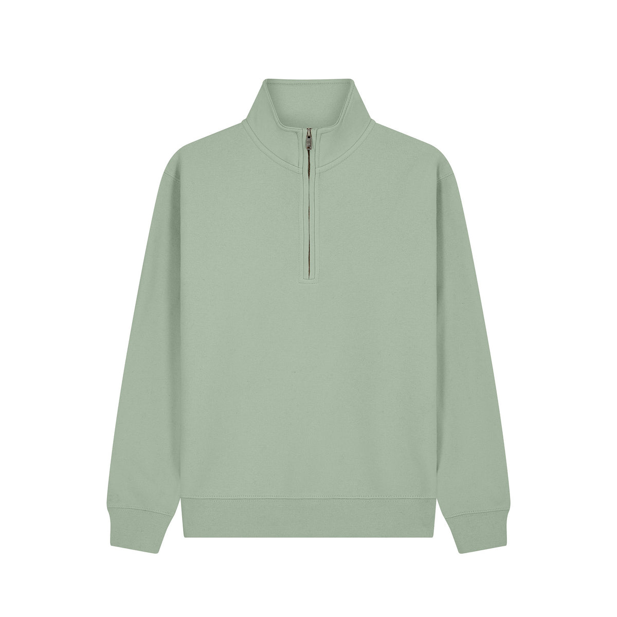 Cotton Ridge W75 Lunar Premium Quarter Zip Sweatshirt in Sage