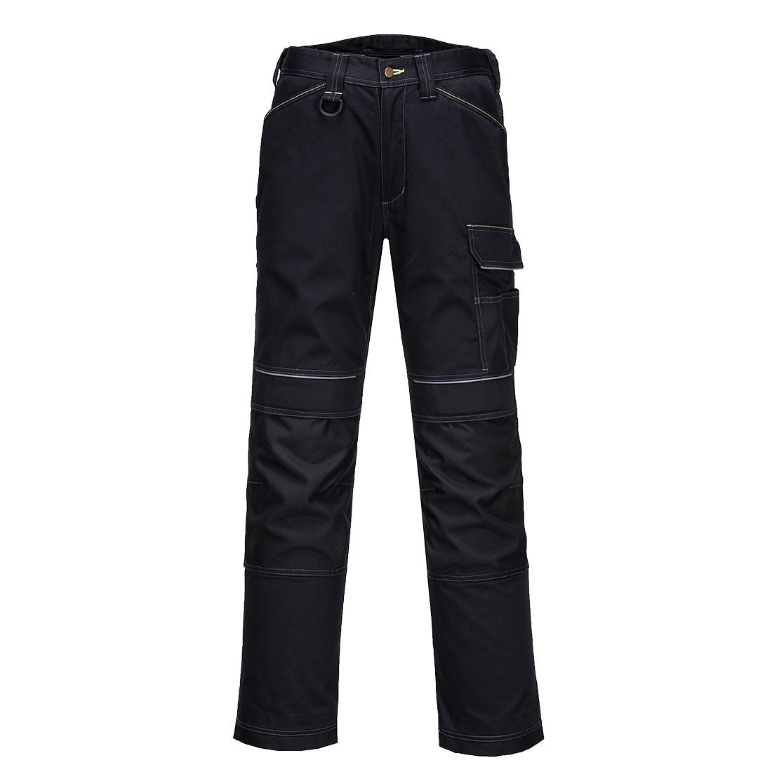 Portwest PW3 Work Trousers in Black, main product image