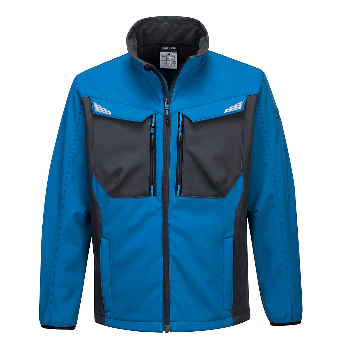 Portwest WX3 Softshell in Persian Blue, image 3