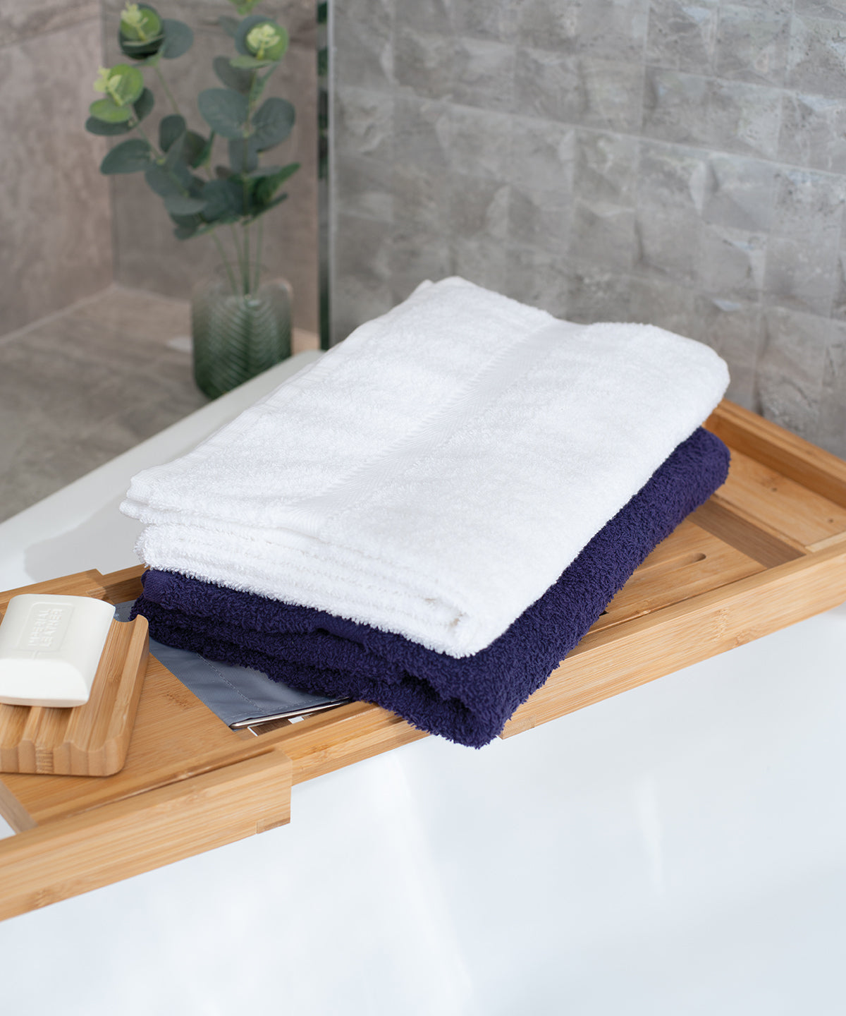 Towel City Classic range bath towel, lifestyle photo