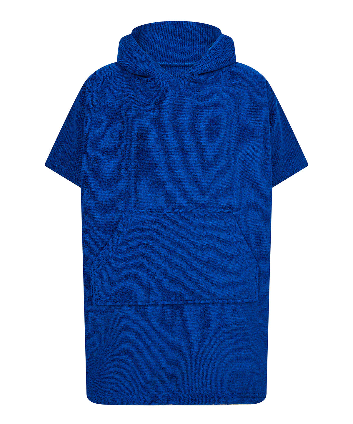 Towel City Kids poncho in Royal, front view