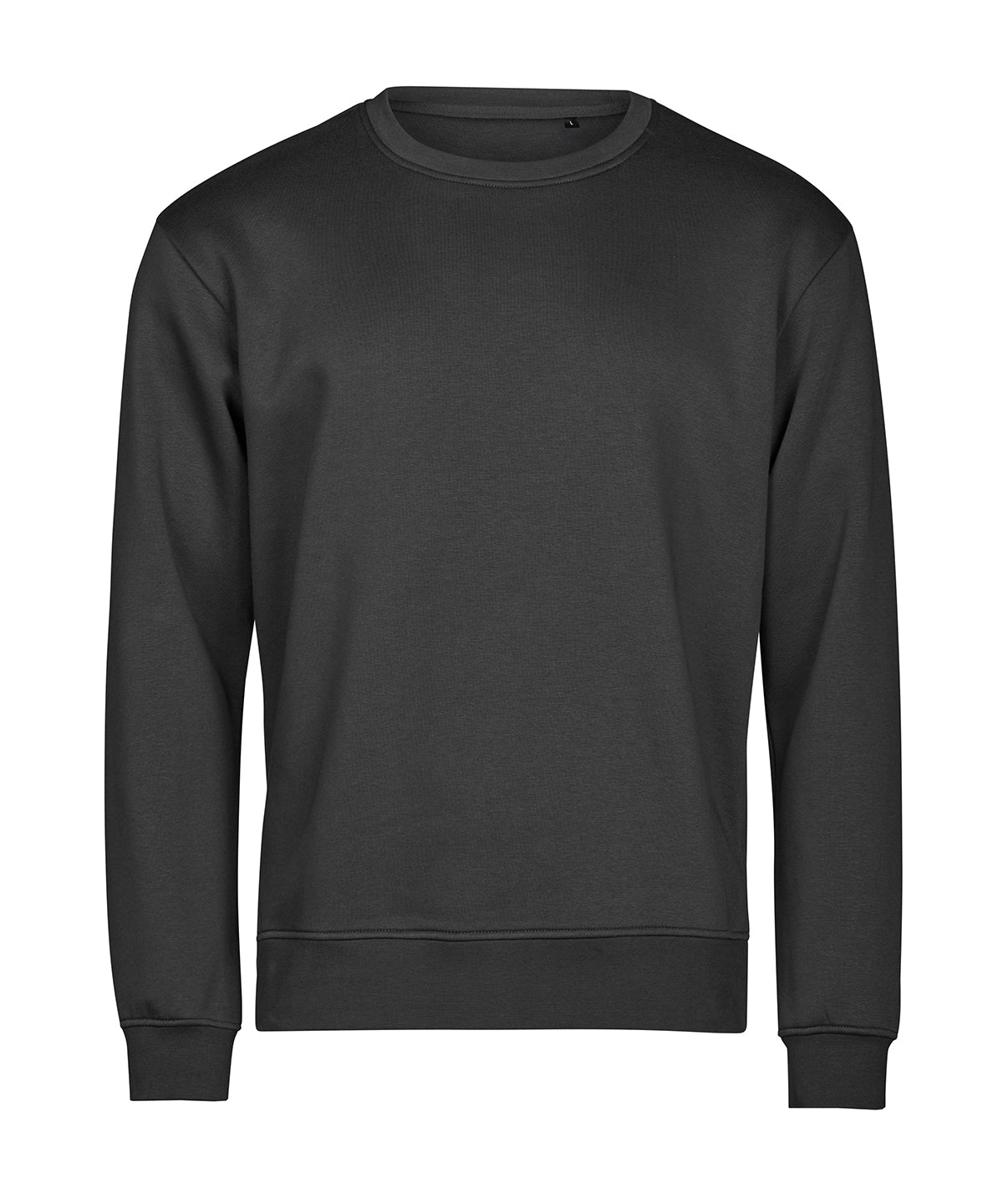 Tee Jays UNLABELED sweatshirt in Black, front view