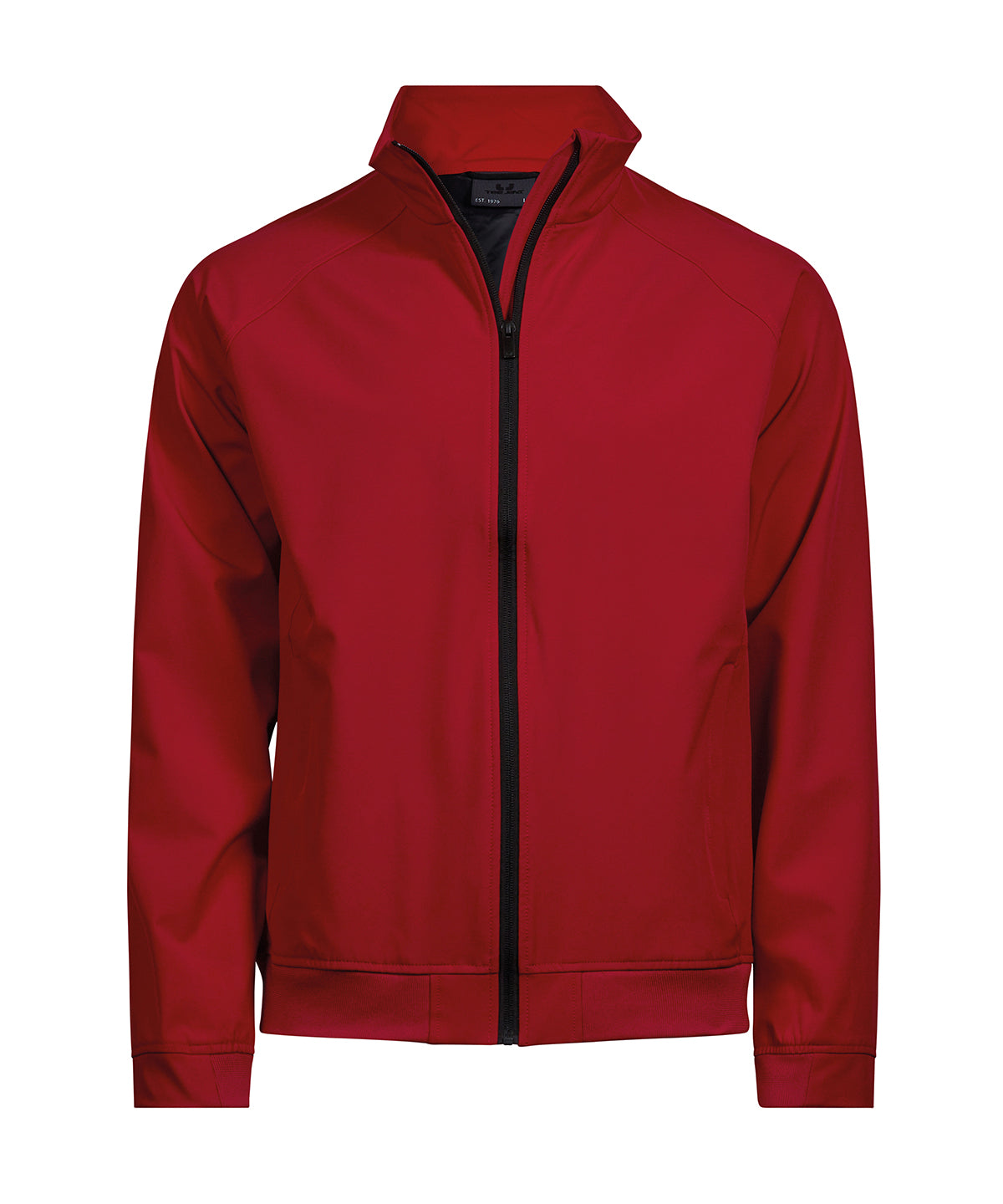 Tee Jays Club jacket in Red, front view