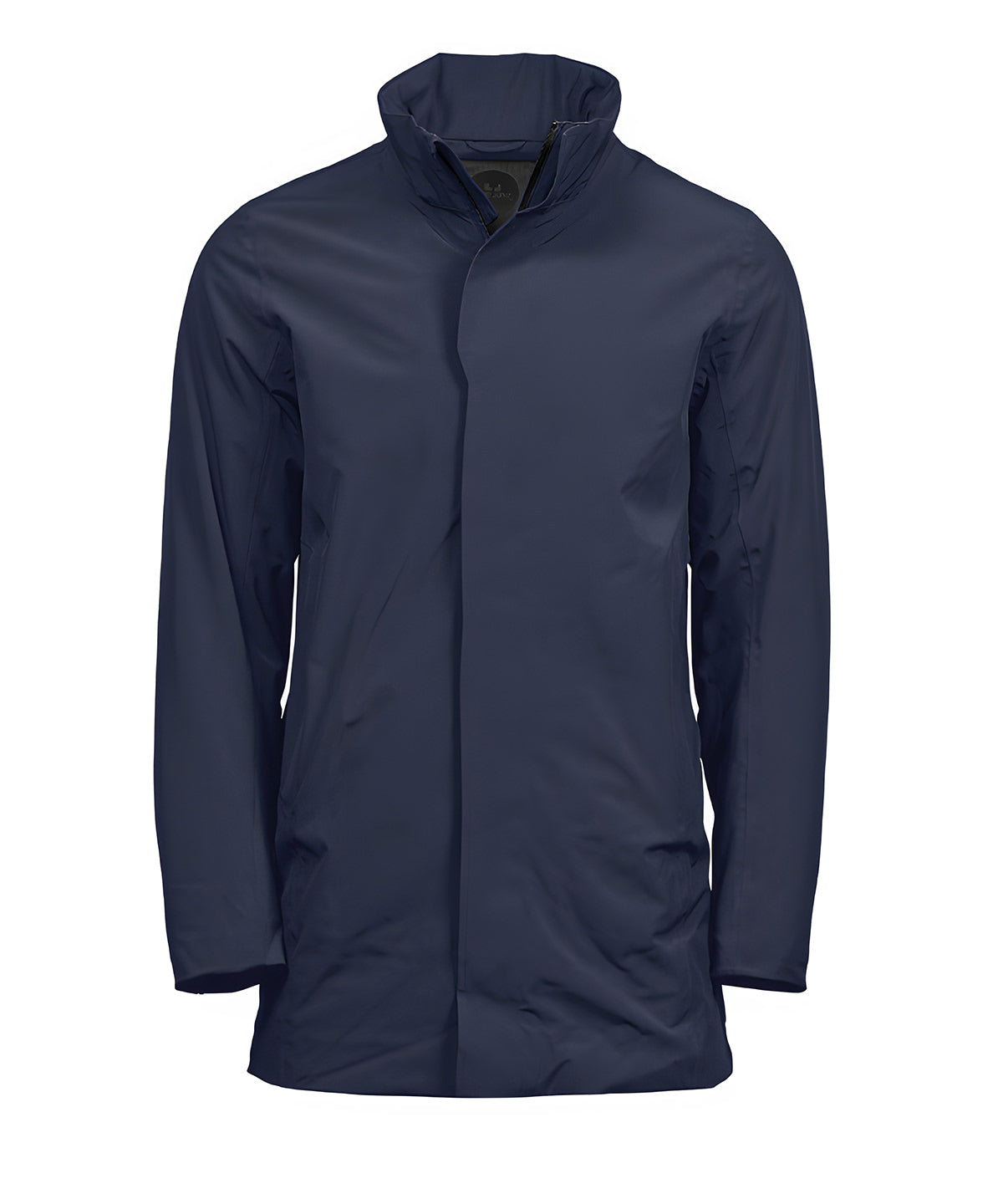 Tee Jays All weather parka in Deep Navy, front view