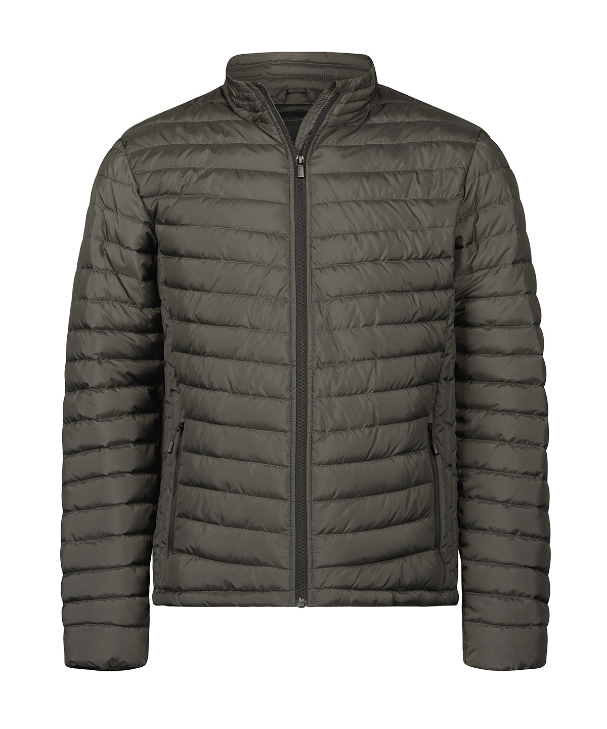 Tee Jays Zepelin jacket in Shadow, front view
