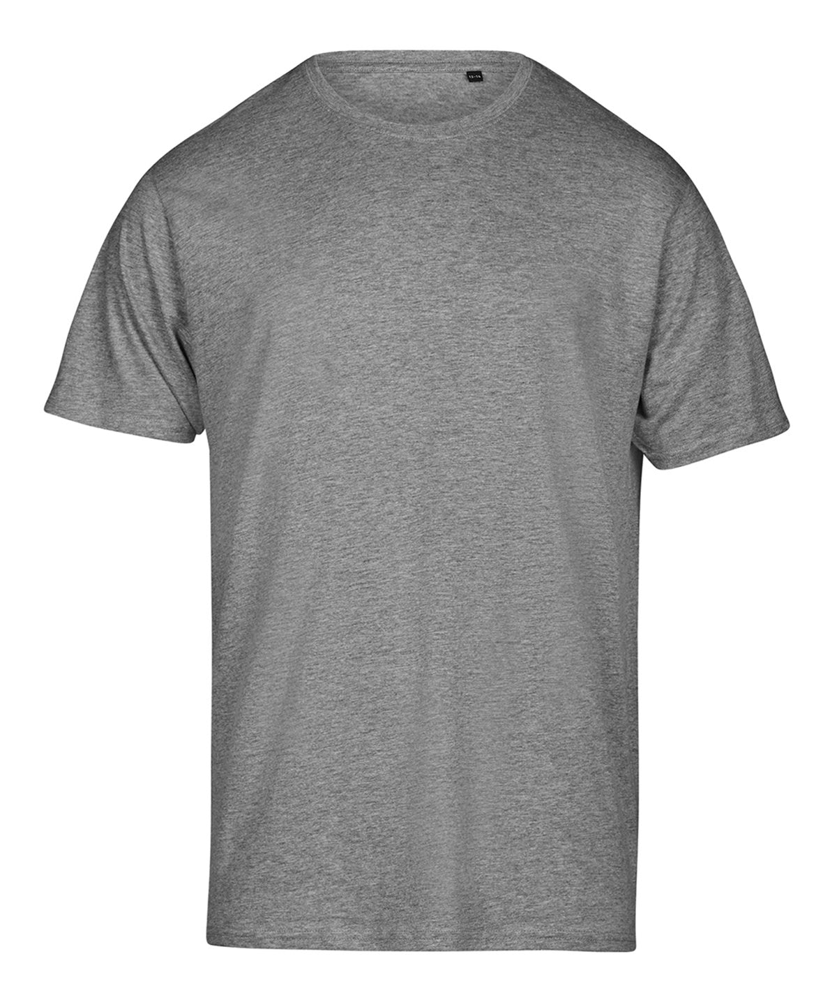 Tee Jays Junior UNLABELED tee in Heather Grey, front view