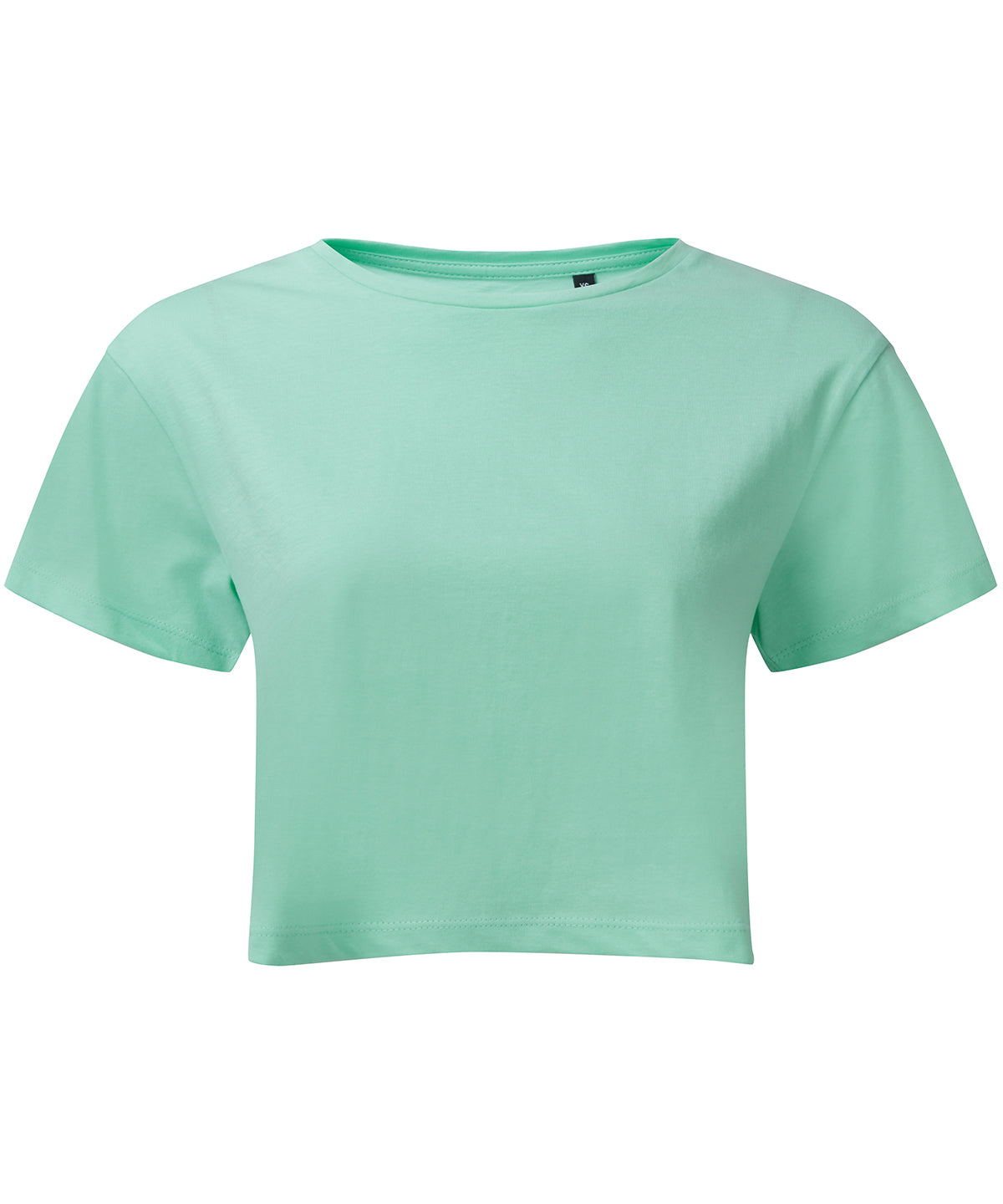 TriDri Women's crop top in Peppermint, front view