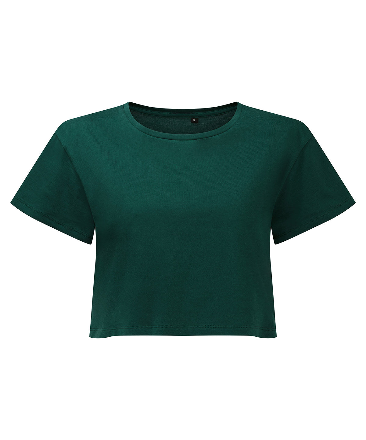 TriDri Women's crop top in Teal, front view