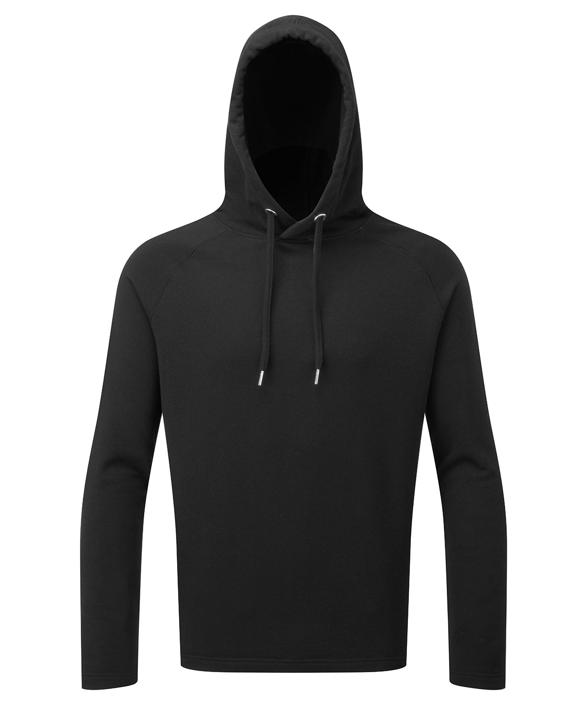 TriDri Hoodie in Black, front view