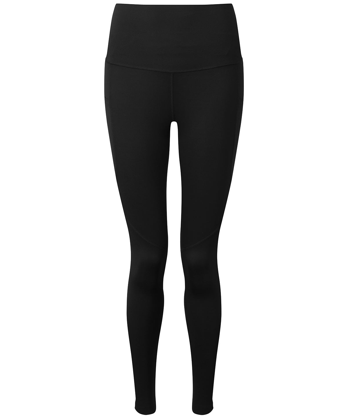 TriDri Women's hourglass leggings in Black, front view