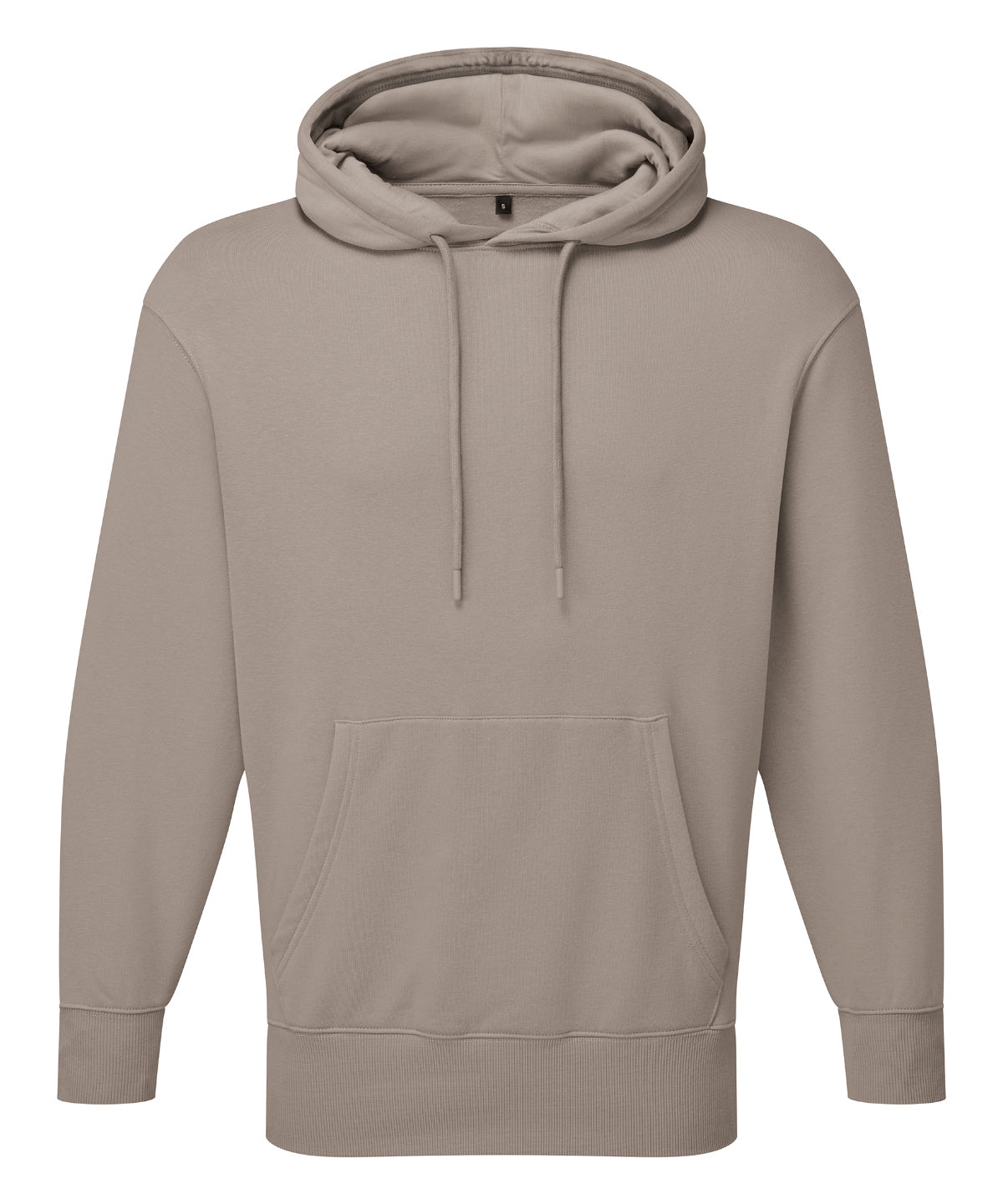 TriDri Recycled hoodie in Stone, front view