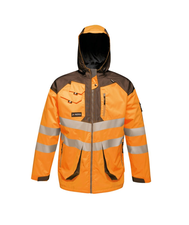 Regatta Professional - Hi-Vis Tactical Jacket - Orange/Grey