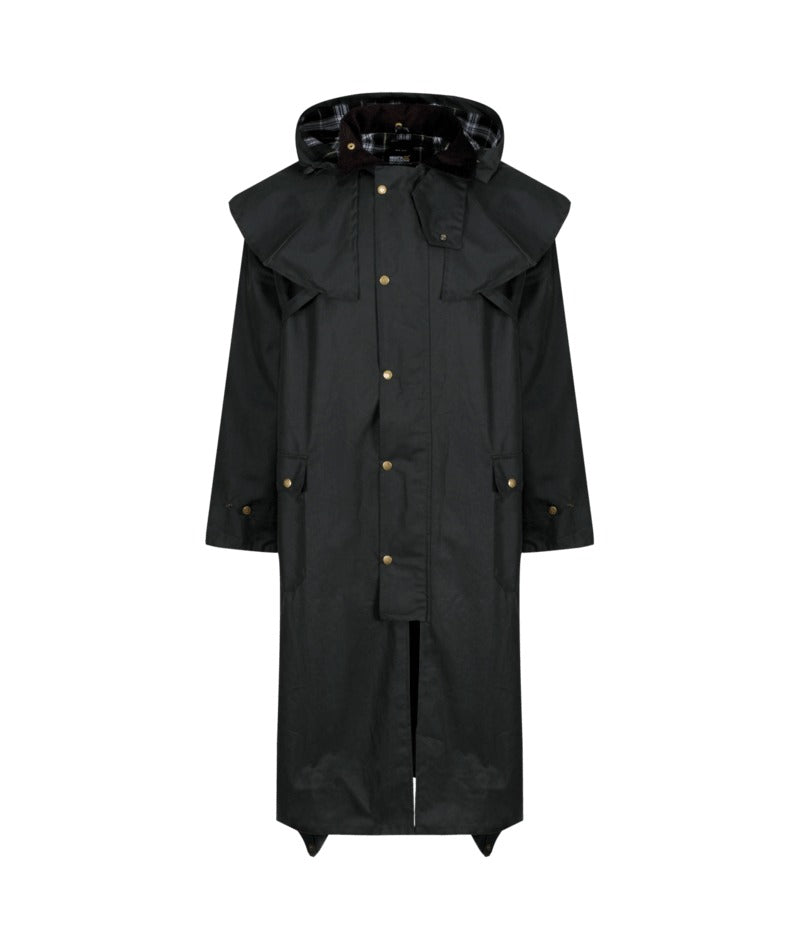 Regatta Professional - Men's Cranbrook Longline Wax Jacket - Dark Khaki