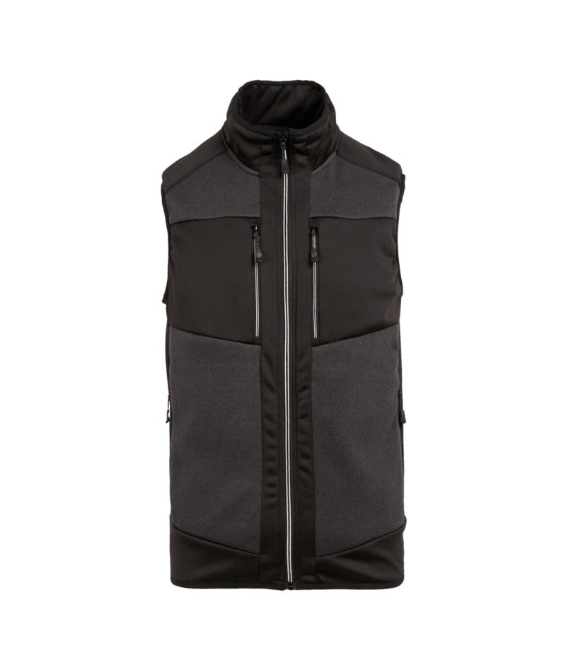 Regatta Professional - E-Volve Knit-Effect Stretch Bodywarmer - Ash/Black