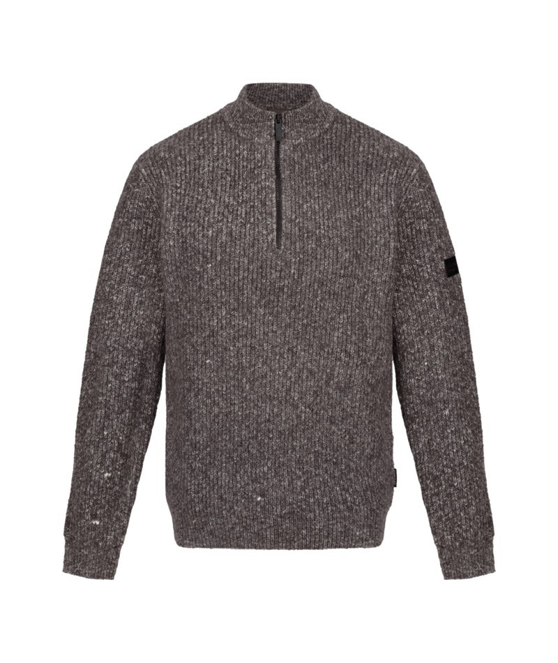 Regatta Professional - Men's Solomon Knitted Pullover - Dark Grey Marl