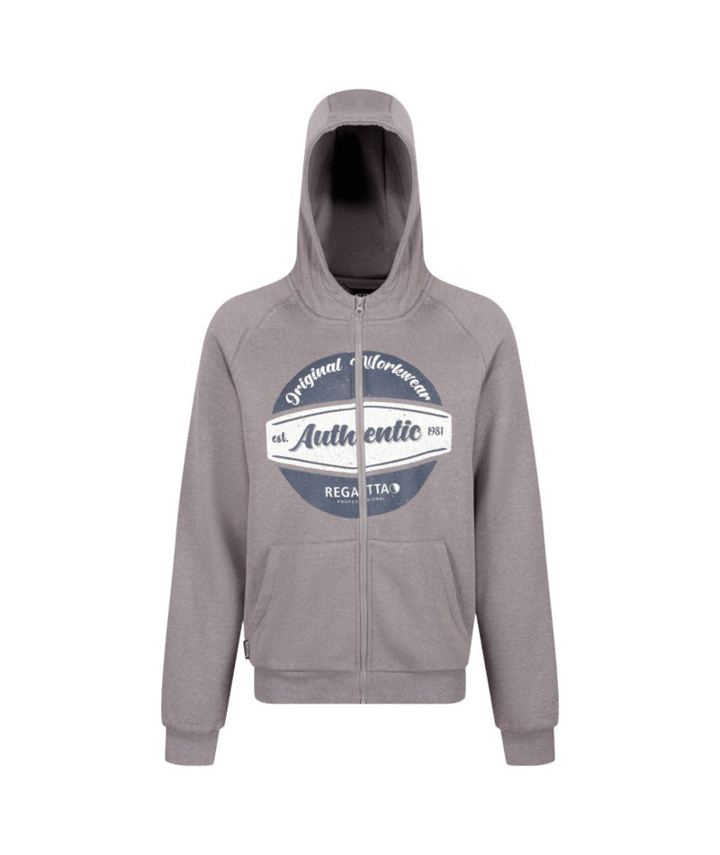 Regatta Professional - Men's Original Workwear Full-Zip Hoodie - RockGreyMarl