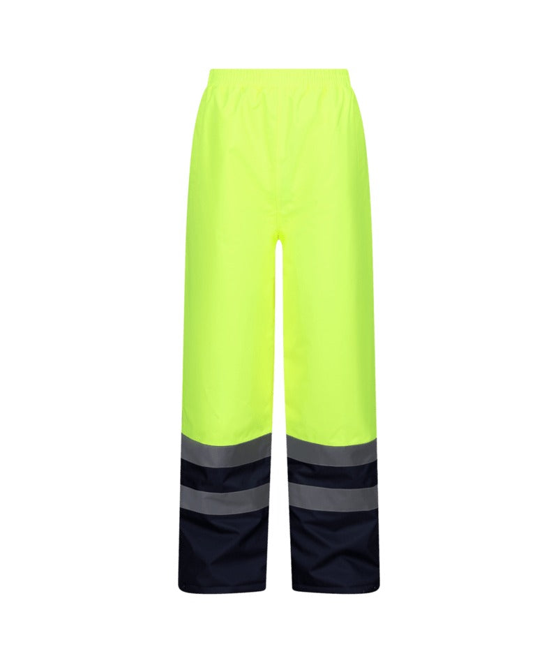 Regatta Professional - Hi-Vis Pro Two Tone Insulated Overtrouser - Orange/Navy