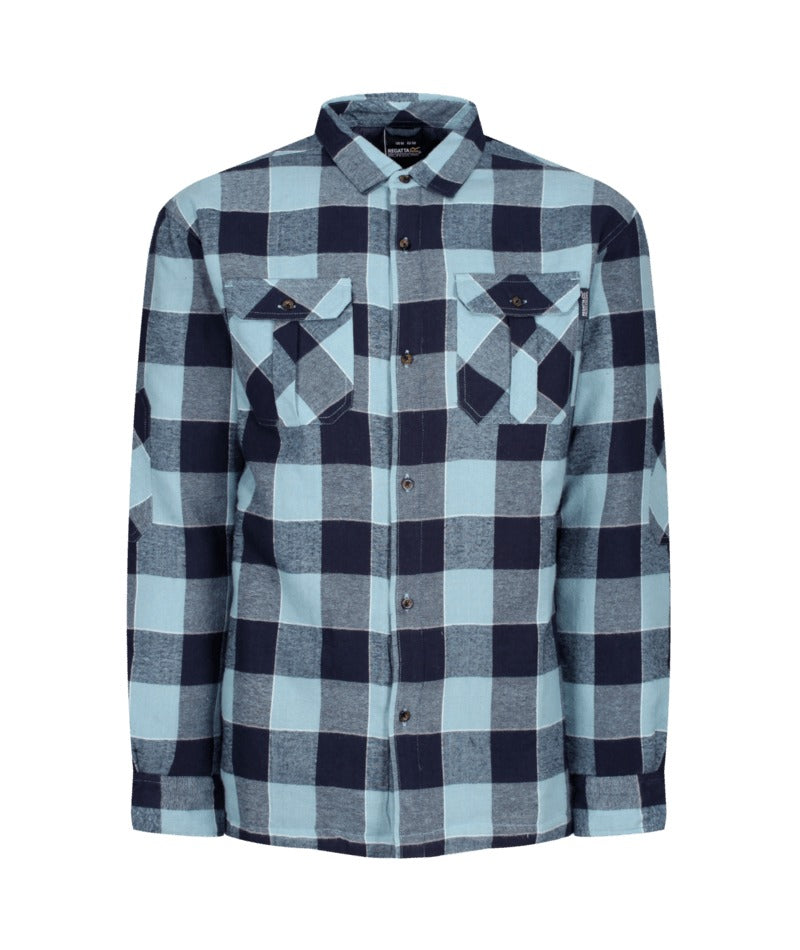 Regatta Professional - Men's Shelford Padded Check Shirt - Blue Check