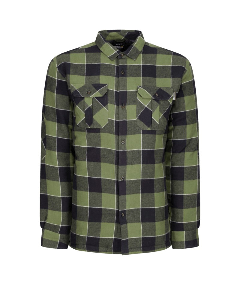Regatta Professional - Men's Shelford Padded Check Shirt - Green Check