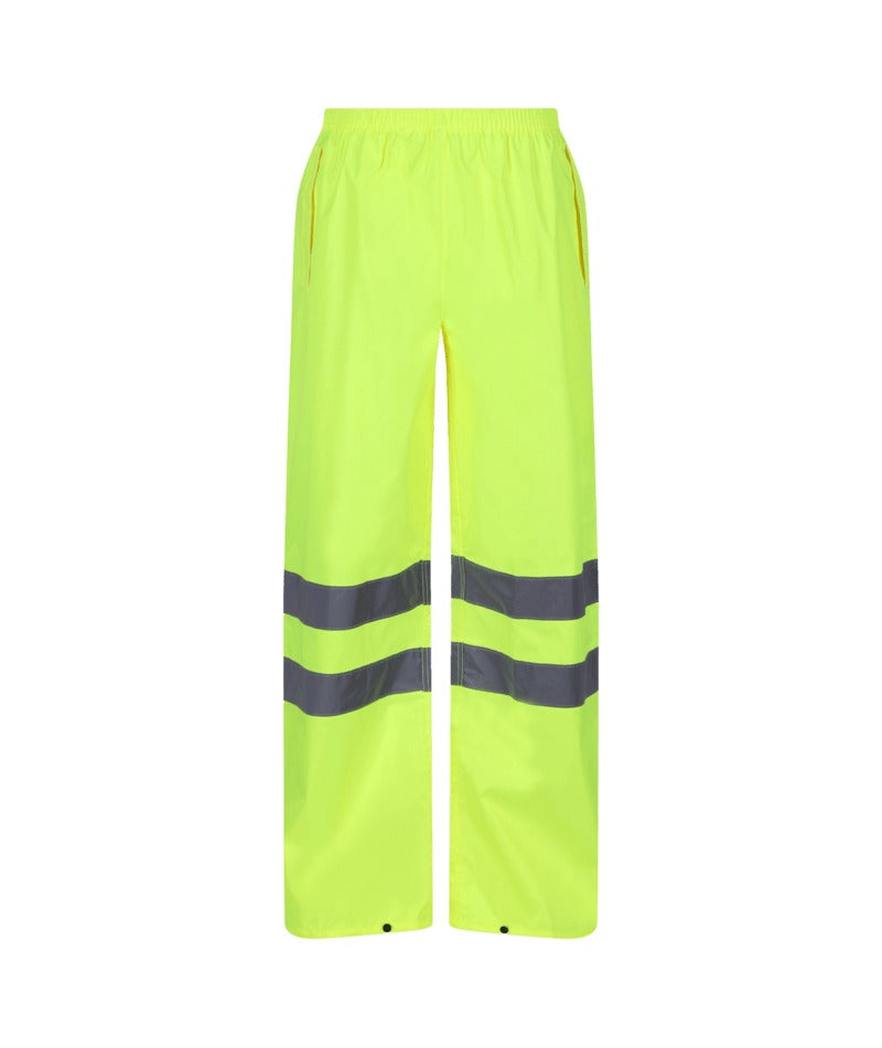 Regatta Professional - Hi-Vis Pro Packaway Overtrousers - Yellow