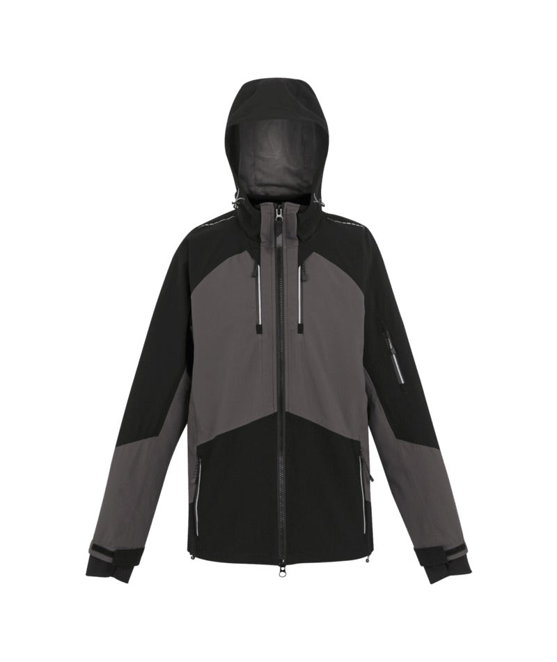Regatta Professional - 4TEX Stretch Waterproof Shell Jacket - Slate grey/black