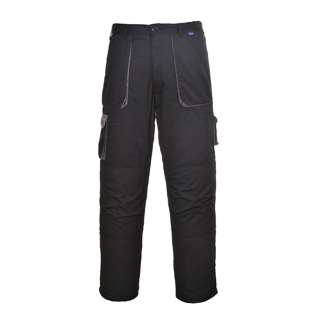 Portwest Texo Contrast Trousers in Black, main product image
