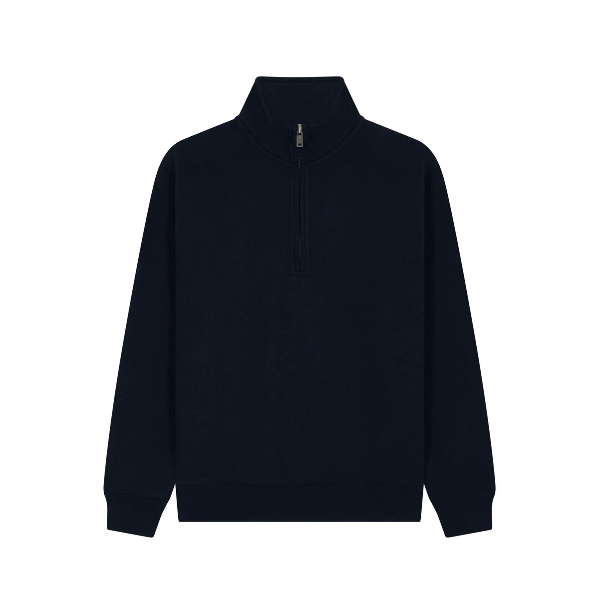 Cotton Ridge W75 Lunar Premium Quarter Zip Sweatshirt in True Navy